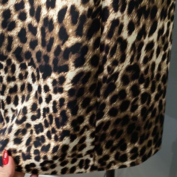 Alfani Sleeveless Leopard Sheath Dress - Picture 3 of 8